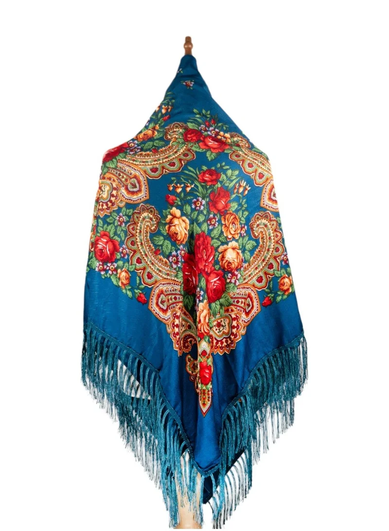 بيداني شال التراث الملكي الأزرق